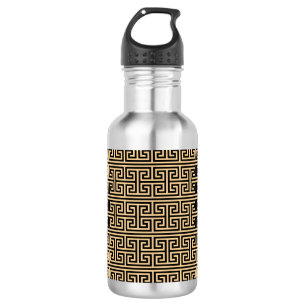 Garrafa Grego Meander Key Square H Patterno Blue