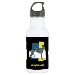 Garrafa Greyhound / Cachorro Amarelo / Azul Grade
