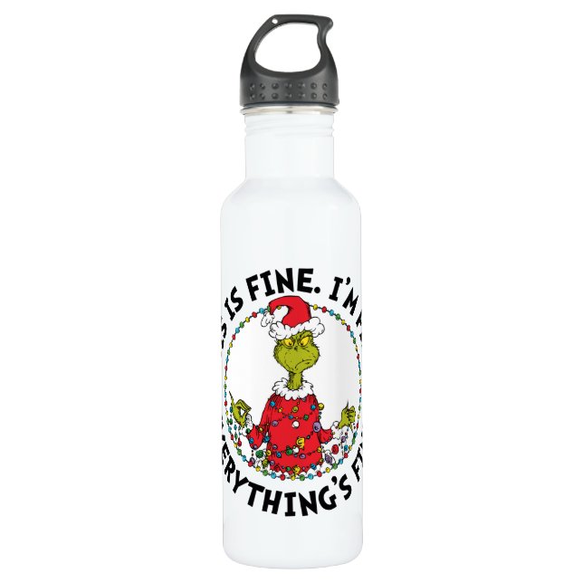 Garrafa Grinch | Everything's Fine (Frente)