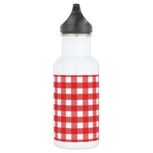 Garrafa Guingão vermelho e branco