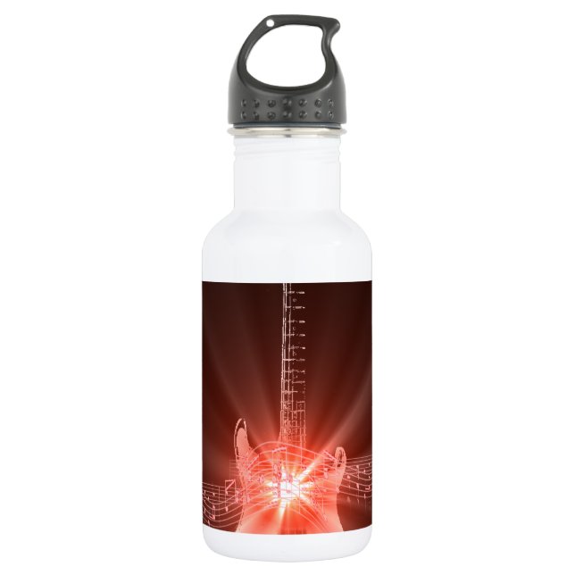 Garrafa Guitarra ardente (Frente)