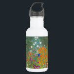 Garrafa Gustav Klimt Flower Garden Cottage Nature<br><div class="desc">Uma bela pintura de jardim - esta é uma pintura clássica de Gustav Klimt,  chamada Jardim de Algodão,  ou Jardim Bauergarten,  1907,  que é um close up de um jardim floral,  uma pintura floral colorida.</div>