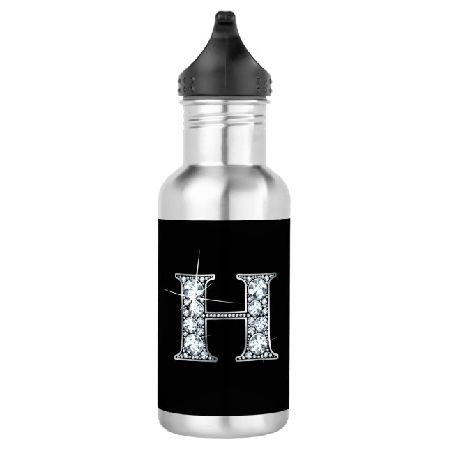 Garrafa H Faux-"Diamond" Monograma (Direita)