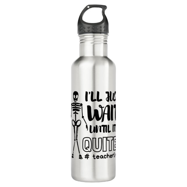 Garrafa Halloween Teacher Fall Teacher (Frente)