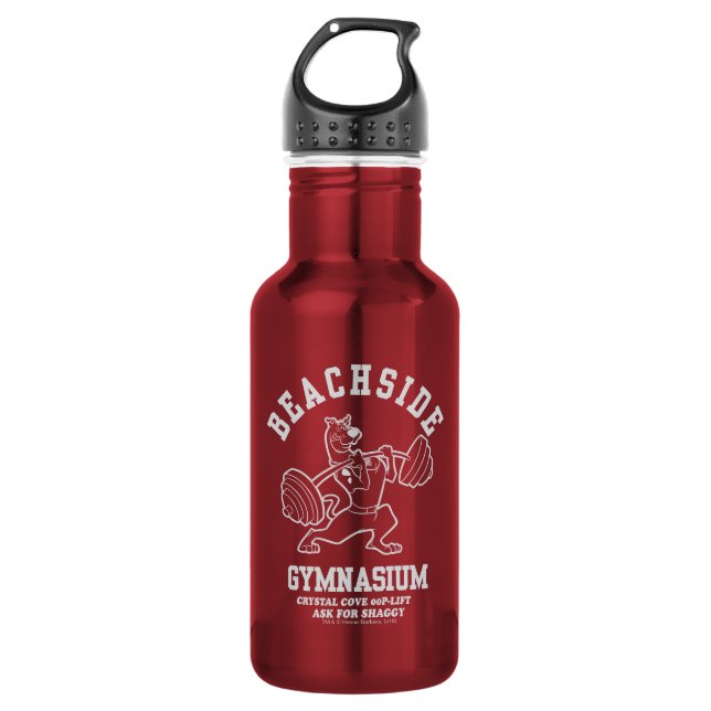 Garrafa "Halterofilismo do ginásio perto da praia" de (Frente)