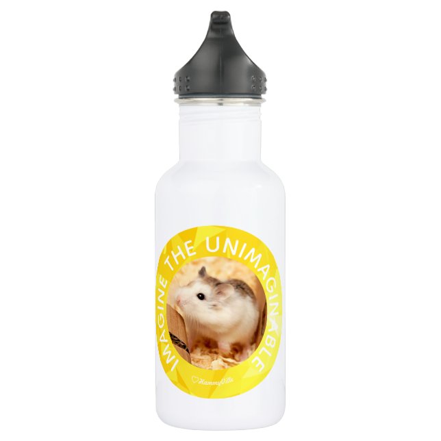 Garrafa Hammyville - Hamster Bonito Personalizou o seu (Direita)