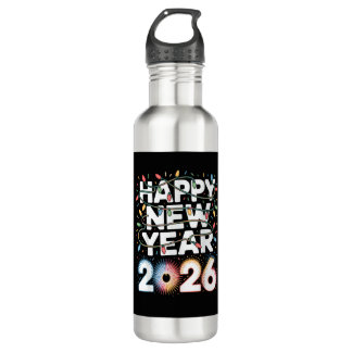 Garrafa Happy New Year 2026 Sparkle Shirt for Women