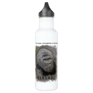 Garrafa Harambe (desenho da grafite)