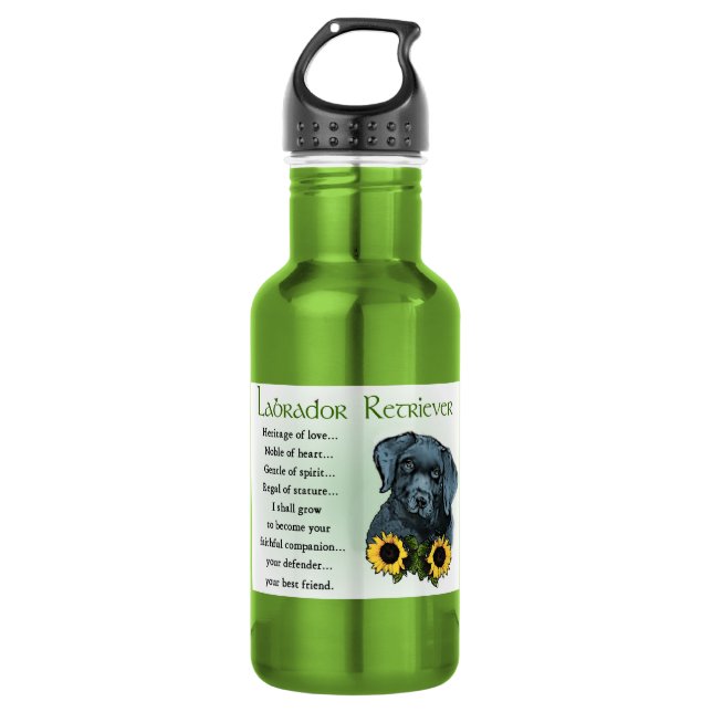 Garrafa Heritage Labrador Retreiver Puppy Gifts (Frente)