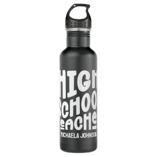 Garrafa High School Teacher Minimalist Text Design