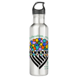 Garrafa Hineni Learning Center Water Bottle - Stainless