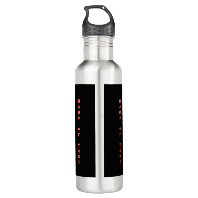 Garrafa Hippie Tie Dye Cat Amantes da Paz - Sinal Personal (Verso)