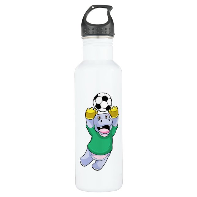 Garrafa Hippo no Esporte do Futebol (Frente)