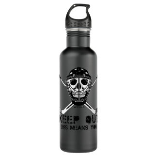 Garrafa Hockey Goalie Hockey Skull Keep Out 607 player