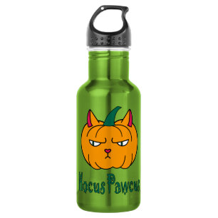 Garrafa Hocus pawcus Halloween abóbora gengibre magia