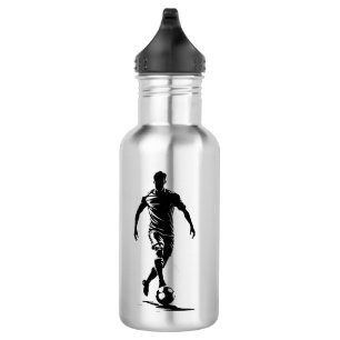 Garrafa Homem de futebol com bola