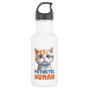 Garrafa Homem Patético - Design de Gato Sarcástico