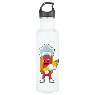 Garrafa Hotdog com mostarda