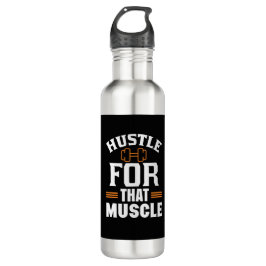Garrafa Hustle para aquele exercício de ginástica muscular