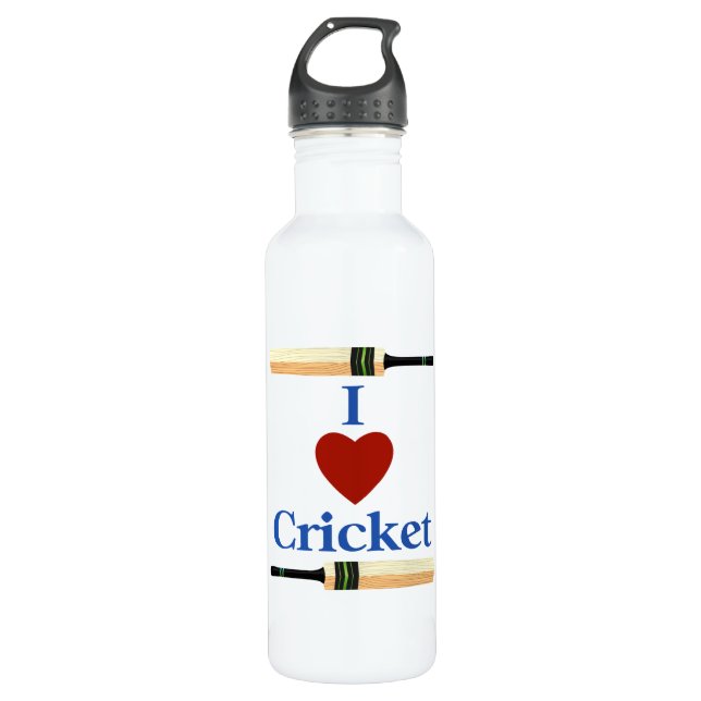 Garrafa I Heart (Love) Cricket (Frente)