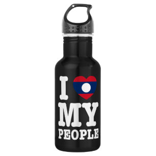 Garrafa I Heart (Love) My Lao Pessoas