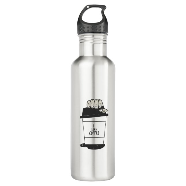 Garrafa I Like Coffee With My Oxygen (Frente)