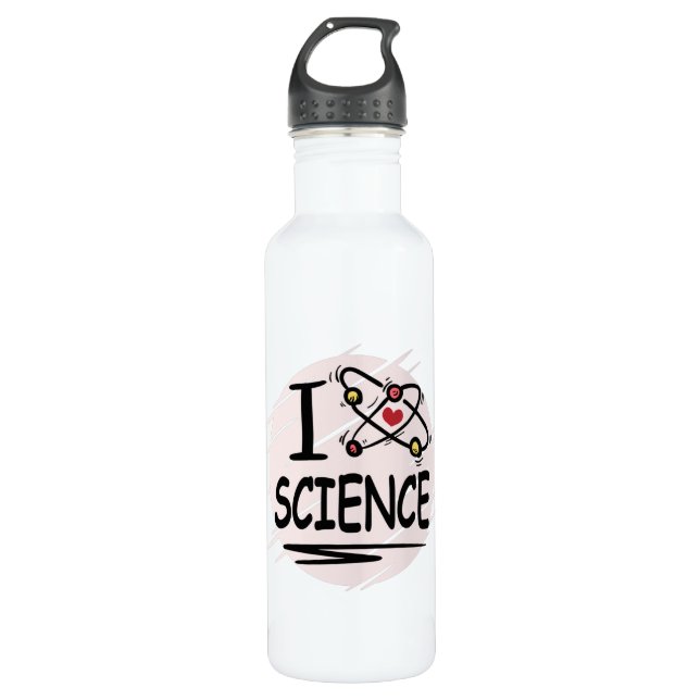 Garrafa I love Science (Frente)