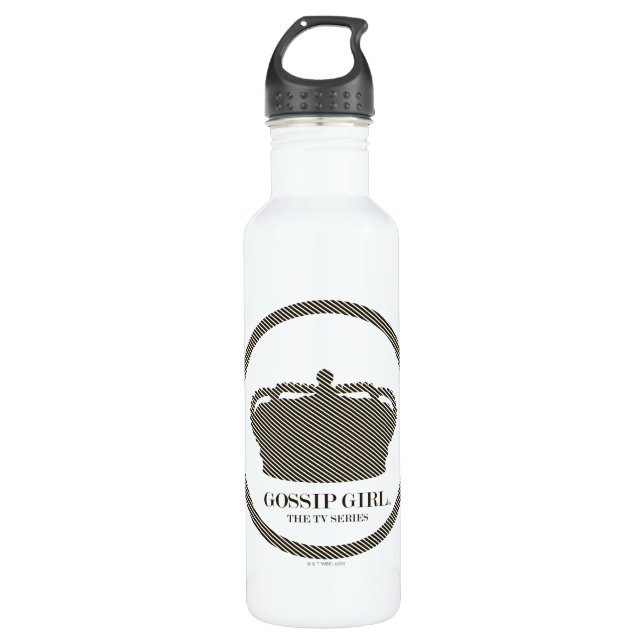 Garrafa Ícone de Coroa da Série Gossip Girl (Frente)