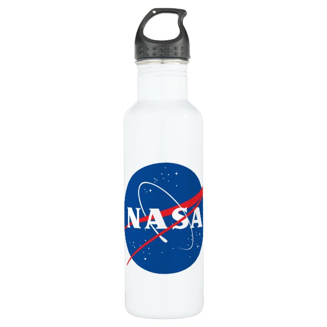 Garrafa Iconic NASA Rocket White 24 oz (Frente)