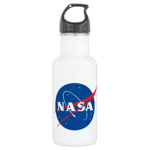 Garrafa Icônica NASA Rocket White Steel (18 oz.)