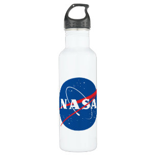 Garrafa Icônica NASA Rocket White Steel (24 oz)