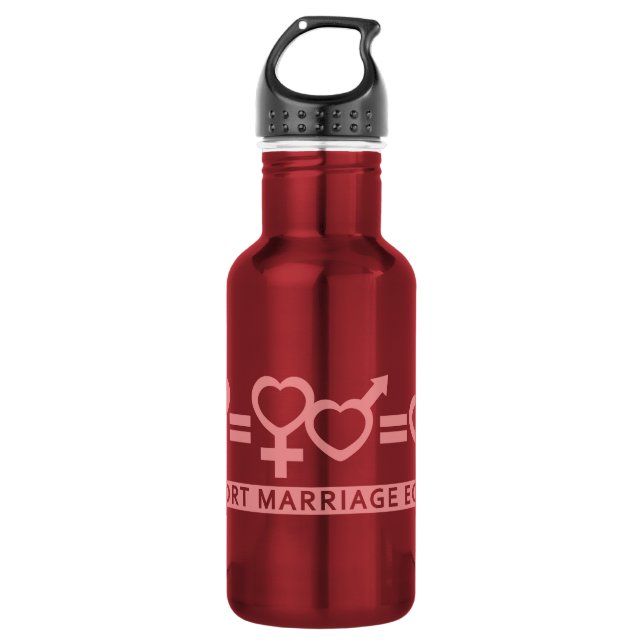 Garrafa Igualdade de casamento / Um Amor (Frente)