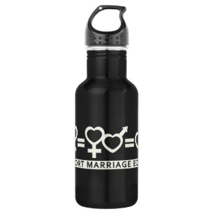 Garrafa Igualdade de casamento / Um Amor