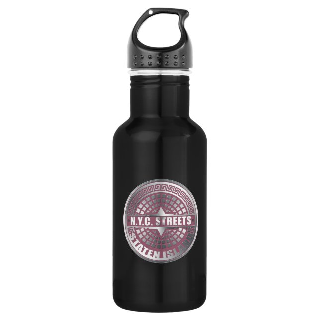 Garrafa Ilha Staten Cobrir Manhole (Frente)