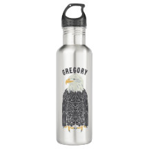 Ilustração de Águia Cálida Permanente Personalizad