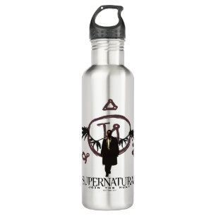 Garrafa Ilustração de Castiel Supernatural