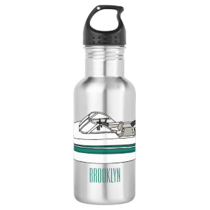 Garrafa Ilustração de desenho animado a motor