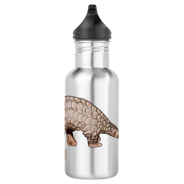 Garrafa Ilustração de desenho animado de Pangolin (Direita)