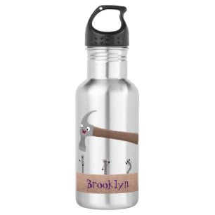 Garrafa Ilustração de desenho animado, engraçada e de mart