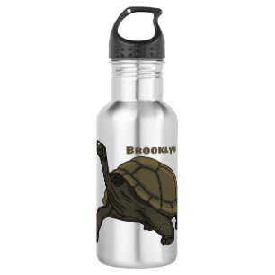 Garrafa Ilustração de tartaruga terrestre das Galápagos