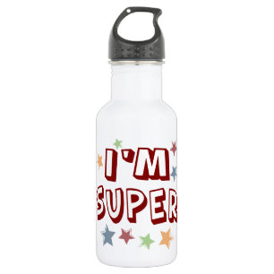 Garrafa Im Super com estrelas
