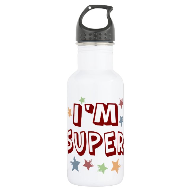 Garrafa Im Super com estrelas (Frente)