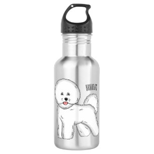Garrafa Imagem de desenho animado de cachorro de frise de