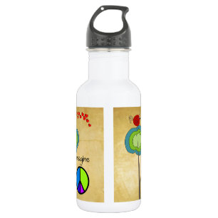 Garrafa Imagine capas de iphone e exemplo dos eletrônicos