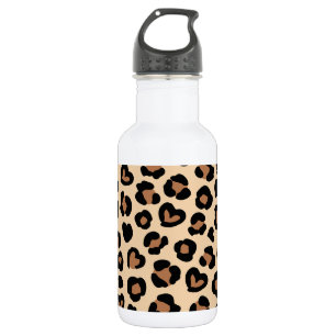 Garrafa Impressão Animal, Leopardo Marrom, Manchas de Guep