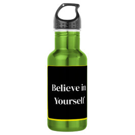 Garrafa . Inspirational Quote Bottle