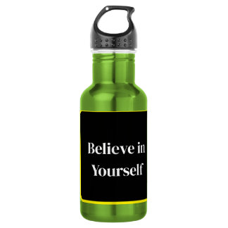 Garrafa . Inspirational Quote Bottle