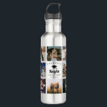 Garrafa Instagram Legal de Colagem de Fotos de Graduação M<br><div class="desc">Uma garrafa de água de colagem de fotografias do Instagram moderna e personalizada para o seu formando. Presente perfeito para a graduação ou um presente de aniversário incrível. Ela vai adorar carregandos de suas pessoas favoritas e memórias da faculdade ou segundo grau onde quer que vá!</div>