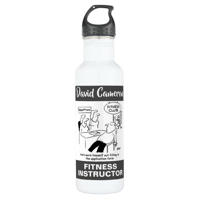 Garrafa Instrutor de malhação ou treinador de Malhação (Frente)