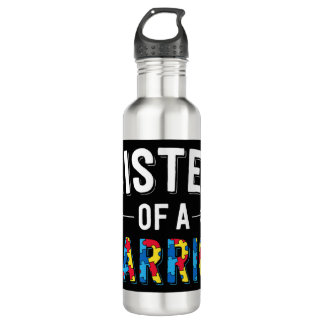 Garrafa Irmã De design De Guerreiro. Coloque a quebra-cabe